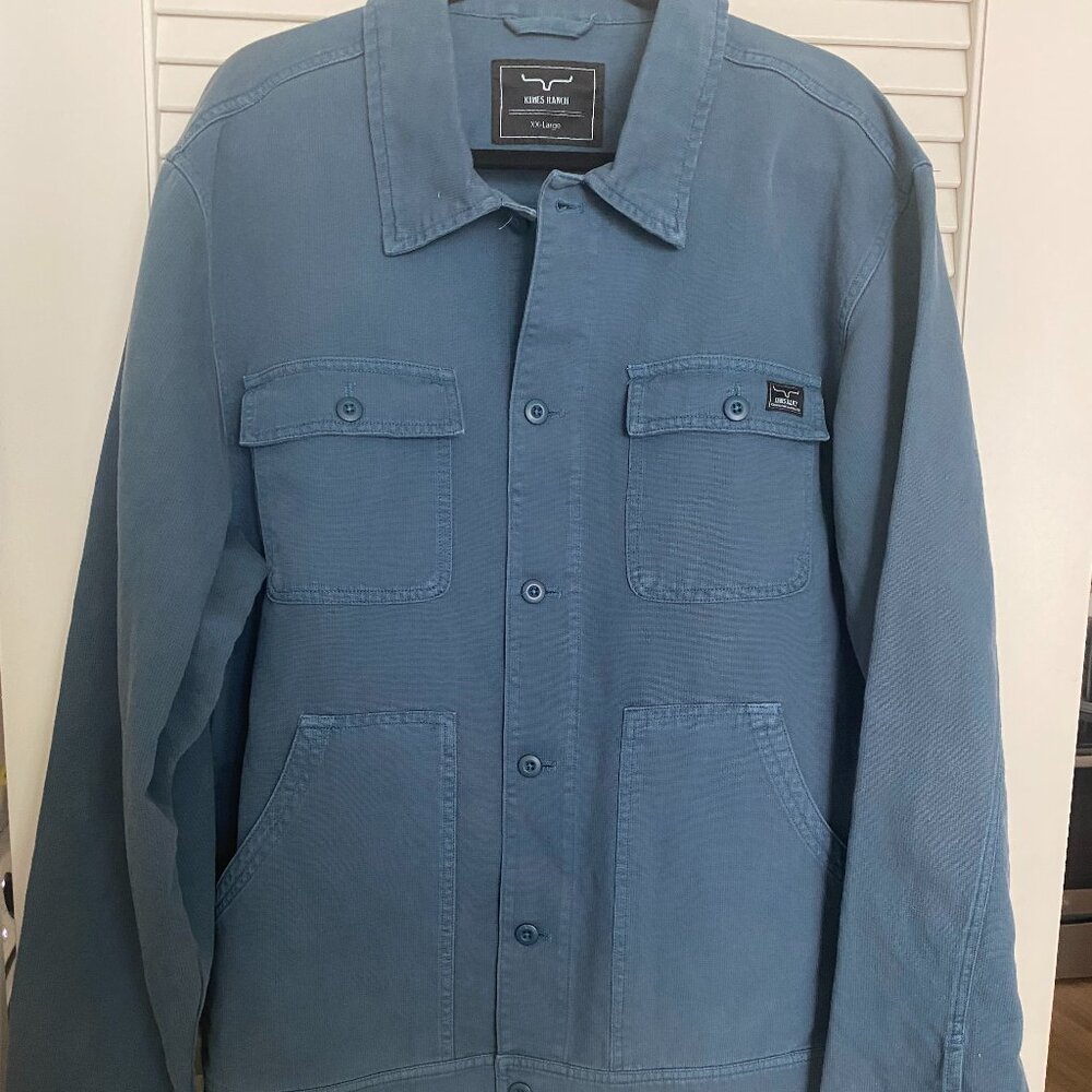 Kimes Ranch Blue Military Field Jacket